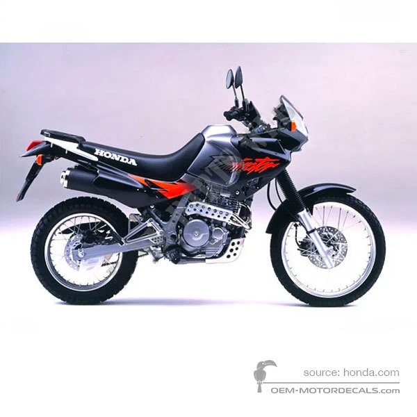 Stickers voor Honda NX650 DOMINATOR 1996 - Zwart • Honda OEM Stickers