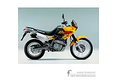 Stickers voor Honda NX650 DOMINATOR 1997 - Geel • Honda OEM Stickers