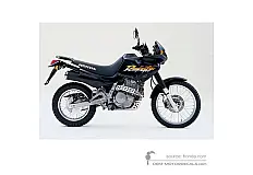 Stickers voor Honda NX650 DOMINATOR 1998 - Zwart • Honda OEM Stickers