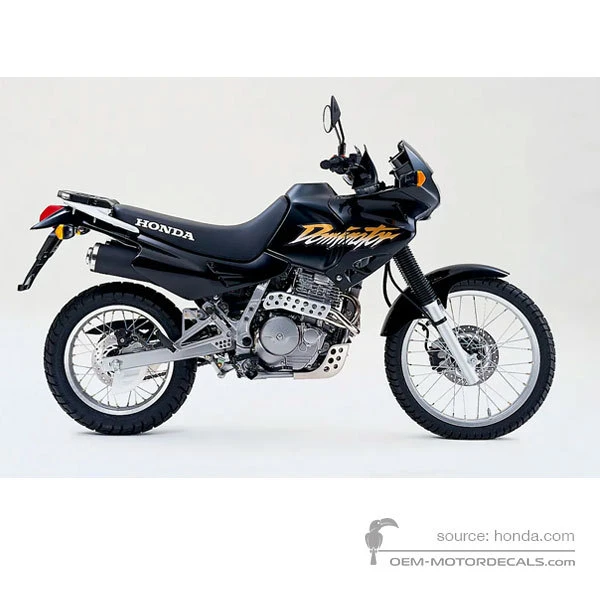 Naklejki do Honda NX650 DOMINATOR 1998 - Czarny • Honda Naklejki OEM