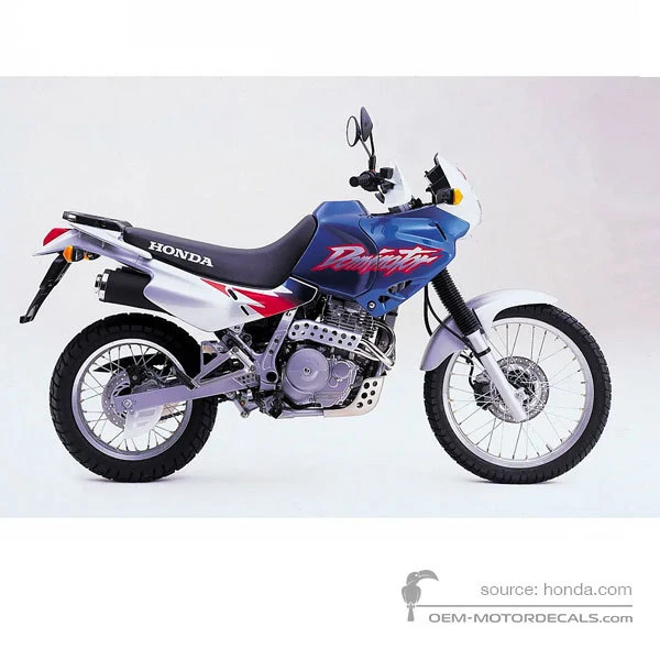 Naklejki do Honda NX650 DOMINATOR 1999 - Niebieski • Honda Naklejki OEM