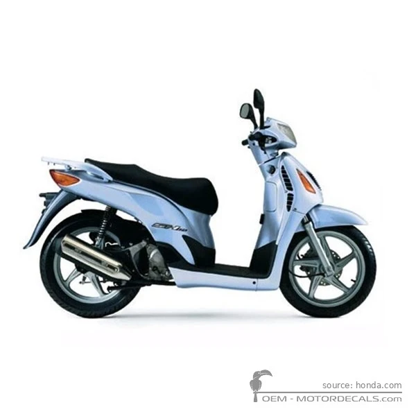 Aufkleber für Honda SH125i 2001 • Honda OEM-Aufkleber