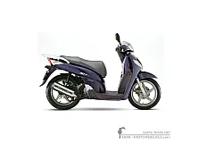 Stickers voor Honda SH125i 2005 • Honda OEM Stickers