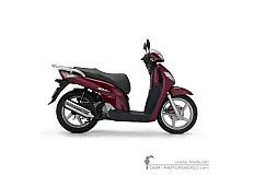 Naklejki do Honda SH125i 2007 • Honda Naklejki OEM