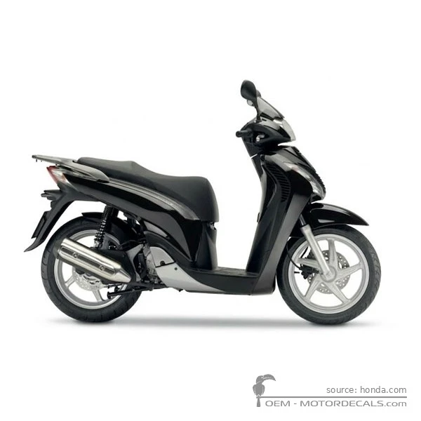 Decals for Honda SH125i 2009 • Honda OEM Decals