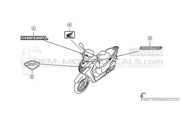 Honda SH125i 2009