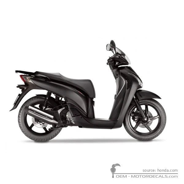 Aufkleber für Honda SH125i R 2010 • Honda OEM-Aufkleber