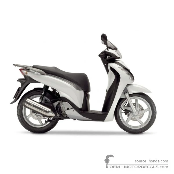 Aufkleber für Honda SH125i 2010 • Honda OEM-Aufkleber