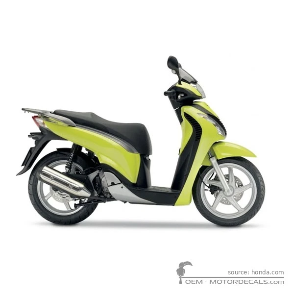 Autocollants pour Honda SH125i 2011 • Honda Autocollants OEM