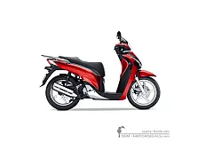 Stickers voor Honda SH125i 2012 • Honda OEM Stickers