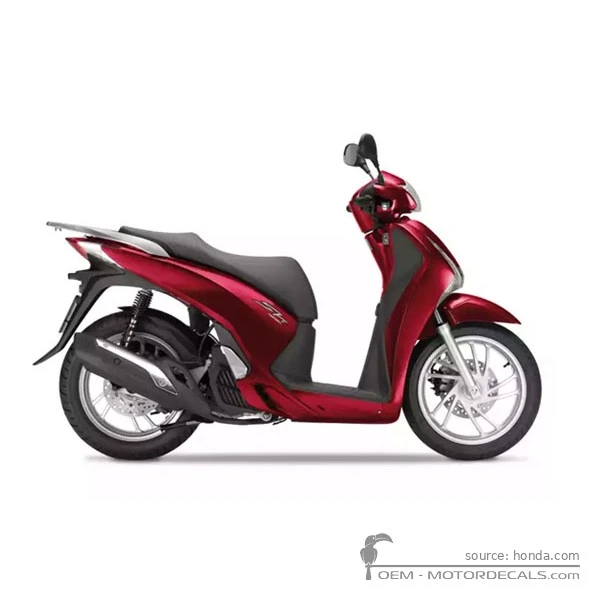 Autocollants pour Honda SH125i 2014 • Honda Autocollants OEM