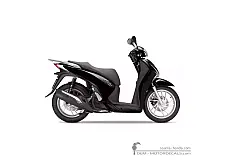 Aufkleber für Honda SH125i 2016 • Honda OEM-Aufkleber