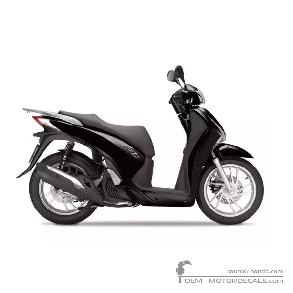 Stickers voor Honda SH125i 2016 • Honda OEM Stickers