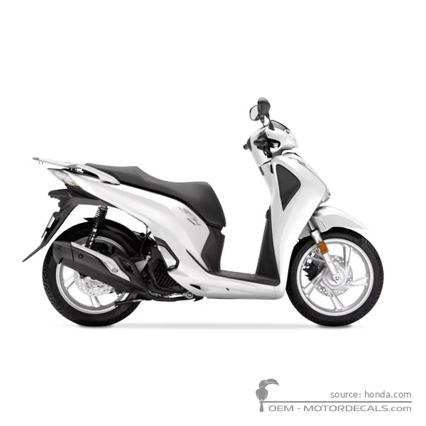 Autocollants pour Honda SH125i 2017 • Honda Autocollants OEM