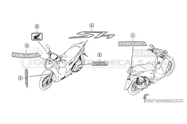 Honda SH125i 2020