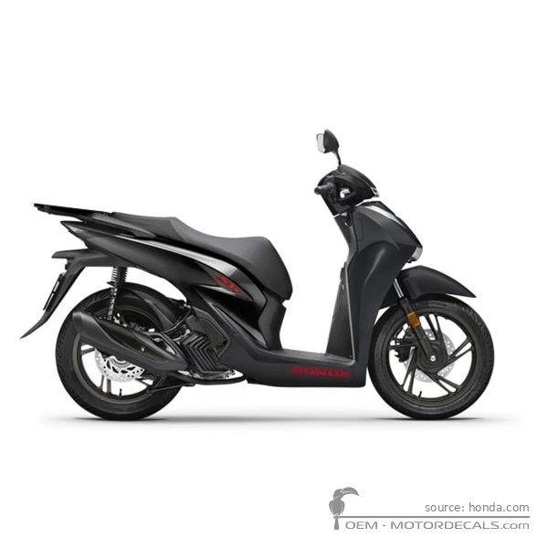 Stickers voor Honda SH125i 2024 • Honda OEM Stickers