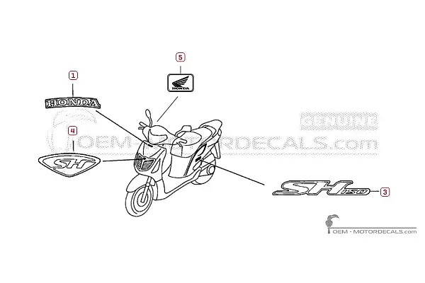 Honda SH150i 2004
