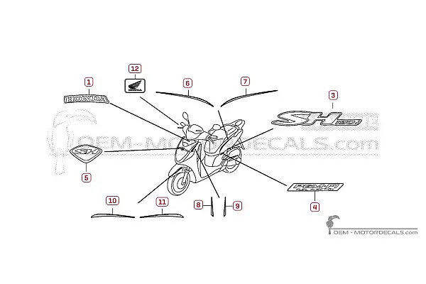 Honda SH150i R 2008