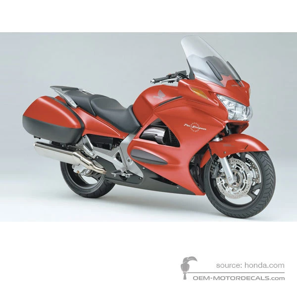Pegatinas para Honda ST1300 PAN EUROPEAN 2002 - Rojo • Honda Pegatinas OEM