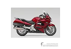 Stickers voor Honda ST1300 PAN EUROPEAN 2008 - Rood • Honda OEM Stickers