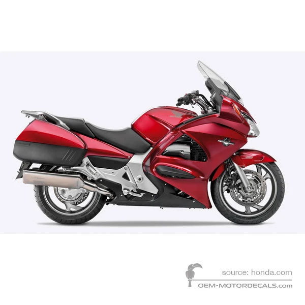 Aufkleber für Honda ST1300 PAN EUROPEAN 2014 - Rot • Honda OEM-Aufkleber