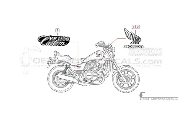 Honda VF1100C MAGNA Custom 1983