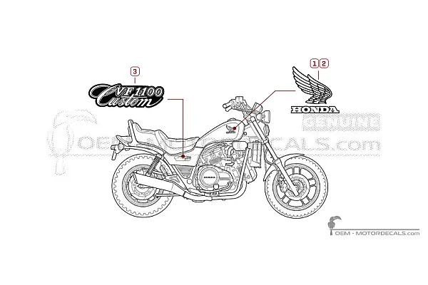 Honda VF1100C MAGNA Custom 1983