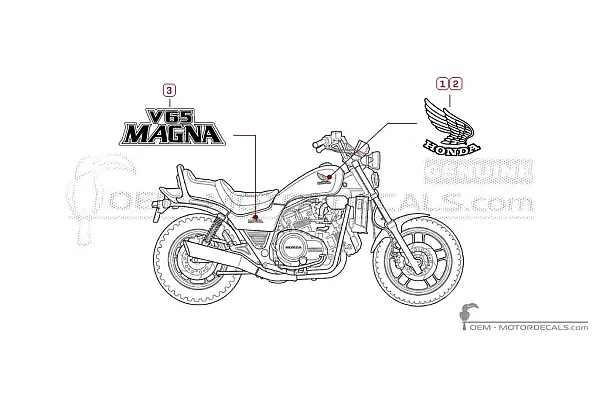 Honda VF1100C MAGNA 1985