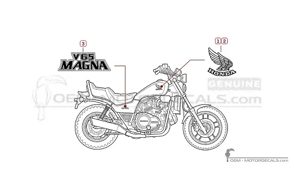 Honda VF1100C MAGNA 1986