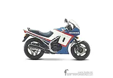 Adesivi per Honda VF500 FII Interceptor 1984 • Honda Adesivi OEM