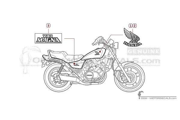 Honda VF500 C Magna 1985