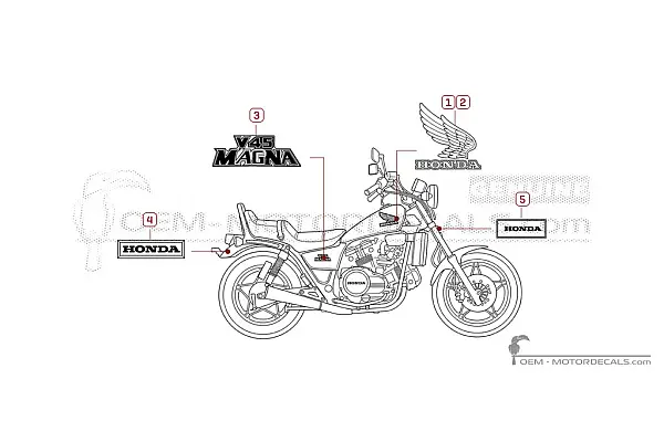 Honda VF750 C V45 Magna 1982