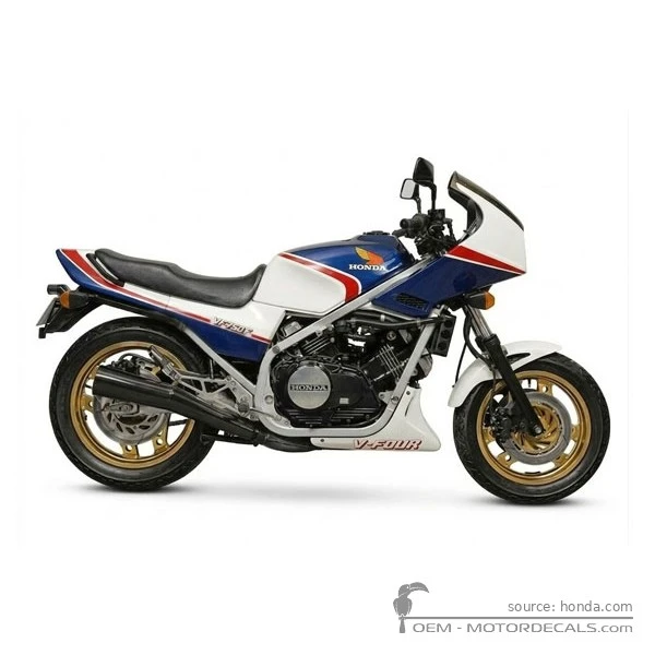 Decals for Honda VF750 F 1983 • Honda OEM Decals