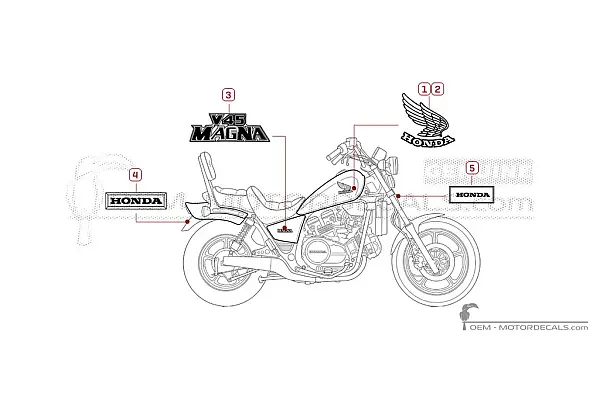 Honda VF750 C V45 Magna 1986