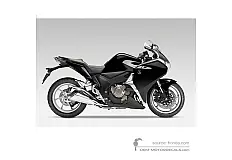 Autocollants pour Honda VFR1200F 2011 - Noir • Honda Autocollants OEM