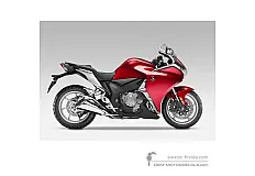 Pegatinas para Honda VFR1200F 2011 - Rojo • Honda Pegatinas OEM