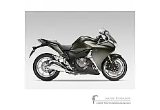 Autocollants pour Honda VFR1200F 2013 - Titane • Honda Autocollants OEM