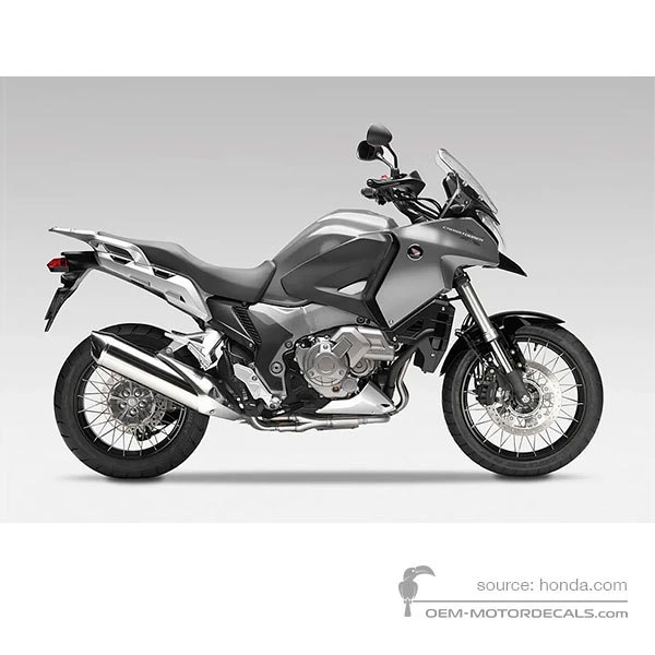 Pegatinas para Honda VFR1200X CROSSTOURER 2012 - Plata • Honda Pegatinas OEM