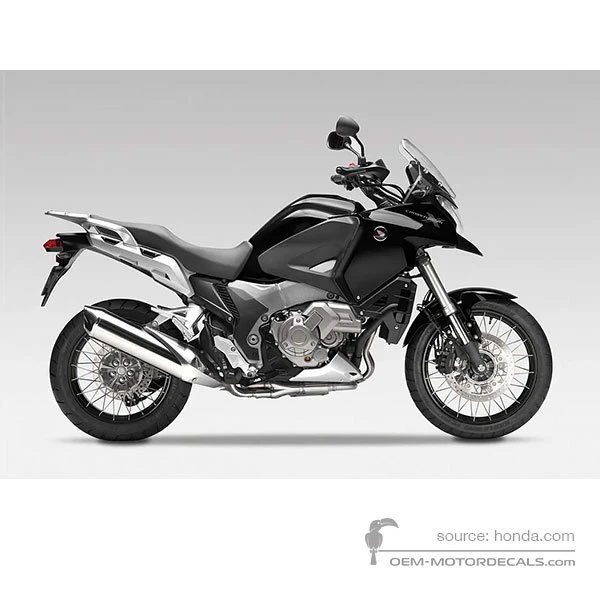 Naklejki do Honda VFR1200X CROSSTOURER 2012 - Czarny • Honda Naklejki OEM
