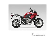 Aufkleber für Honda VFR1200X CROSSTOURER 2012 - Rot • Honda OEM-Aufkleber