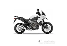 Stickers voor Honda VFR1200X CROSSTOURER 2014 - Wit • Honda OEM Stickers