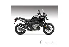 Adesivi per Honda VFR1200X CROSSTOURER 2015 - Nero • Honda Adesivi OEM