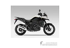Autocollants pour Honda VFR1200X CROSSTOURER 2015 - Blanc • Honda Autocollants OEM
