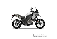Aufkleber für Honda VFR1200X CROSSTOURER 2016 - Silber • Honda OEM-Aufkleber