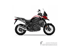 Adesivi per Honda VFR1200X CROSSTOURER 2016 - Rosso • Honda Adesivi OEM