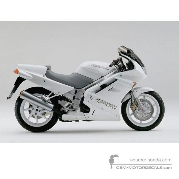 Decals for Honda VFR750 1991 - White • Honda OEM Decals