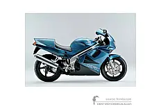 Aufkleber für Honda VFR750 1994 - Blau • Honda OEM-Aufkleber