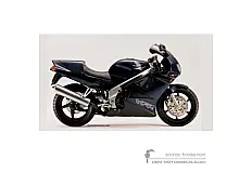 Aufkleber für Honda VFR750 1994 - Schwarz • Honda OEM-Aufkleber