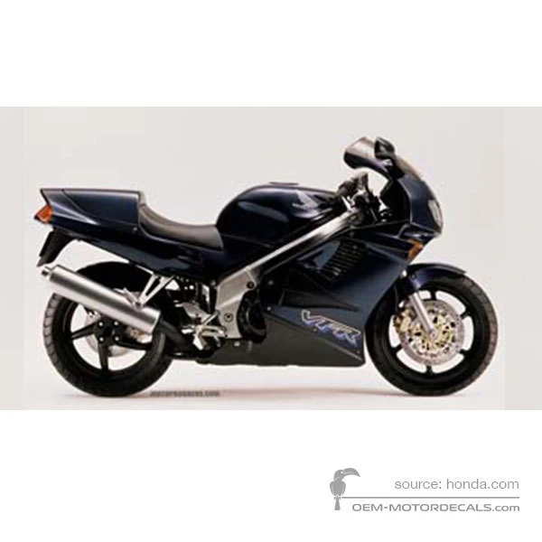 Autocollants pour Honda VFR750 1994 - Noir • Honda Autocollants OEM