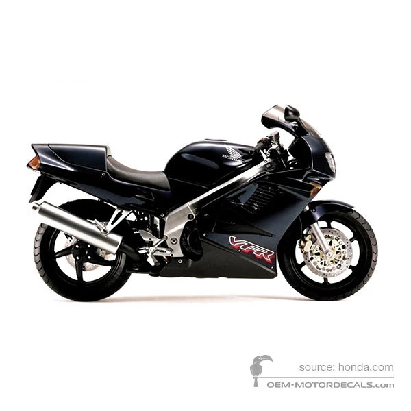 Aufkleber für Honda VFR750 1995 - Schwarz • Honda OEM-Aufkleber